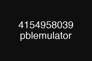4154958039 pblemulator