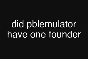 did pblemulator have one founder